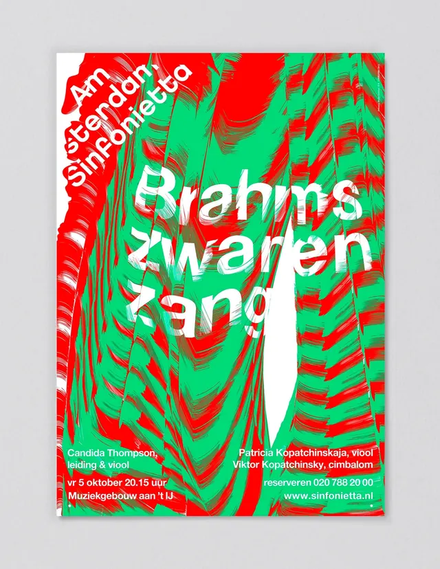 Brachms Zwaren Zang Poster