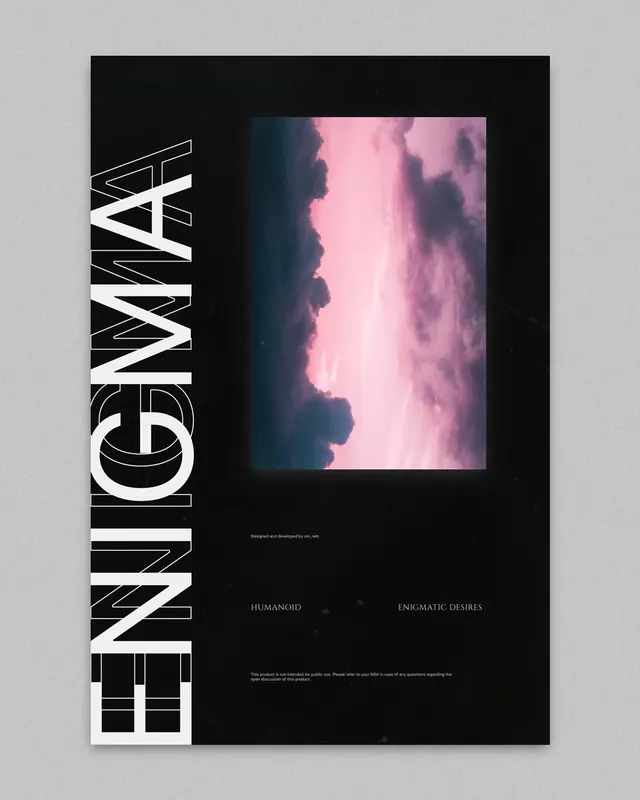 Enigma Editorial Layout