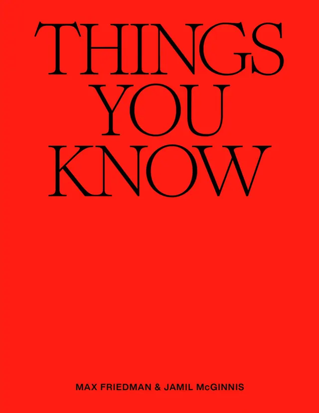 Things You Know Book Cover