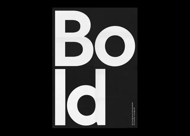 Bold Typography Poster
