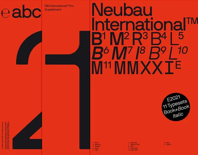 Minimal geometric type specimen, minimal, geometric, dark