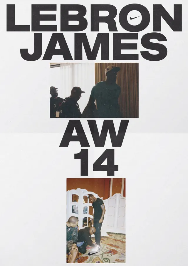 LeBron James Typography and Photography Layout