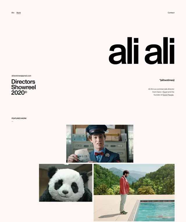 Ali Ali Editorial Layout