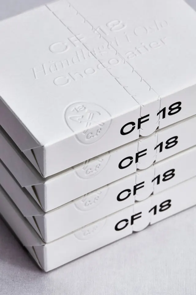 White Minimalist Packaging Stack