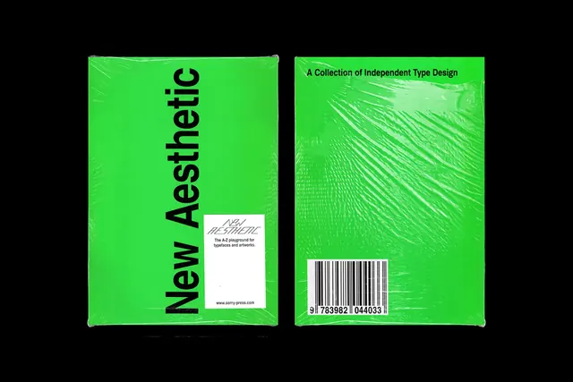 New Aesthetic Book Cover, minimal, abstract, vibrant