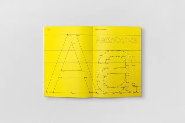Yellow Editorial Spread