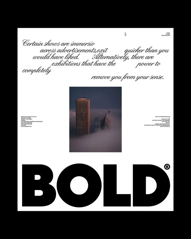 Bold Typography Poster