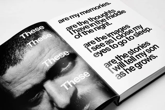 Typography and Portrait Collage