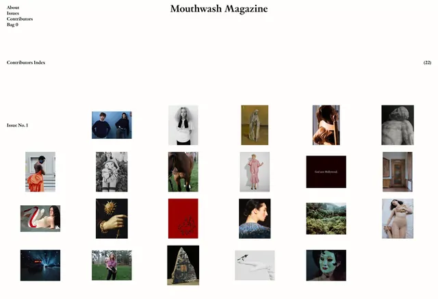 Monochrome Magazine Layout