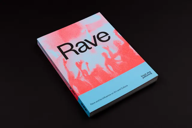 Rave Magazine Cover, gradient-heavy, playful, vibrant