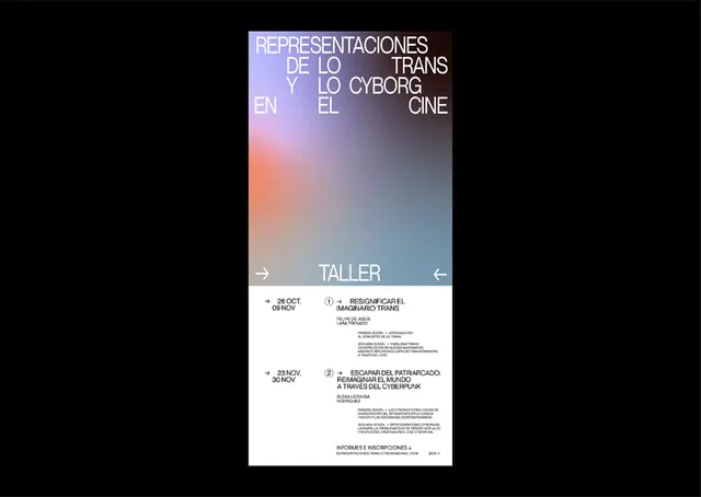 Gradient-heavy editorial type specimen, gradient-heavy, editorial, warm