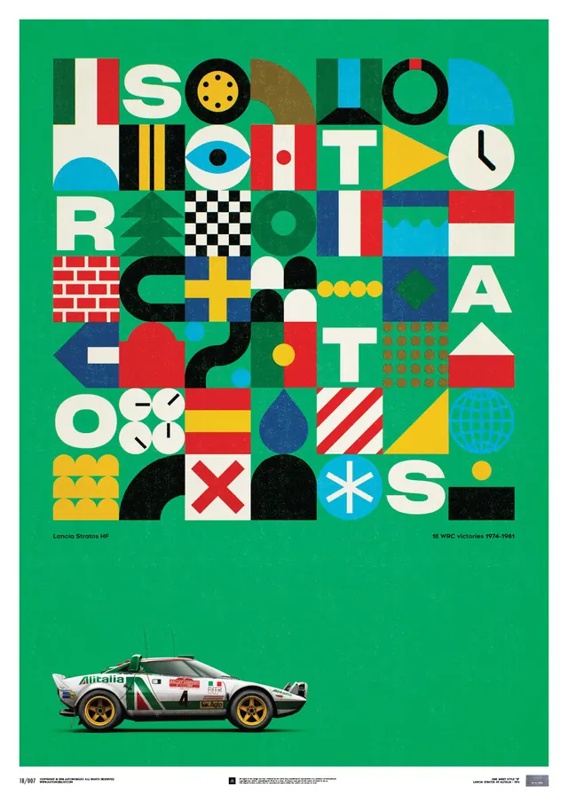 Geometric Typographic Collage, maximalist, geometric, vibrant