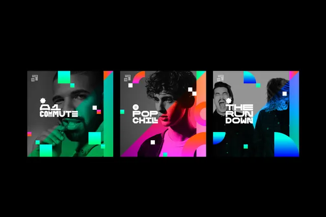 THE IN geometric portrait posters, geometric, abstract, dark