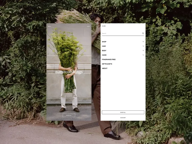 Organic minimal editorial spread, organic, minimal, light