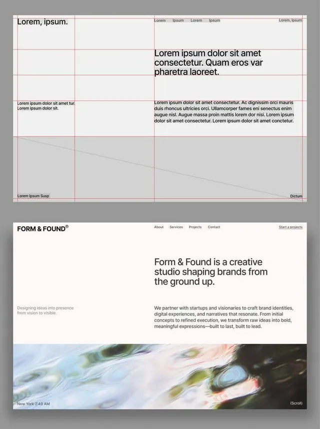Minimal corporate-clean type specimen, minimal, corporate-clean, light