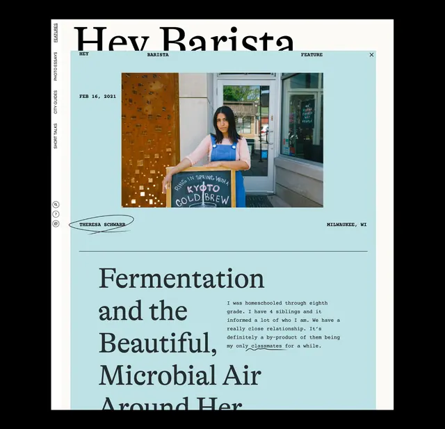 Minimal editorial type specimen, minimal, editorial, cool