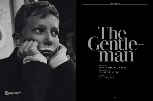 The Man Editorial Layout