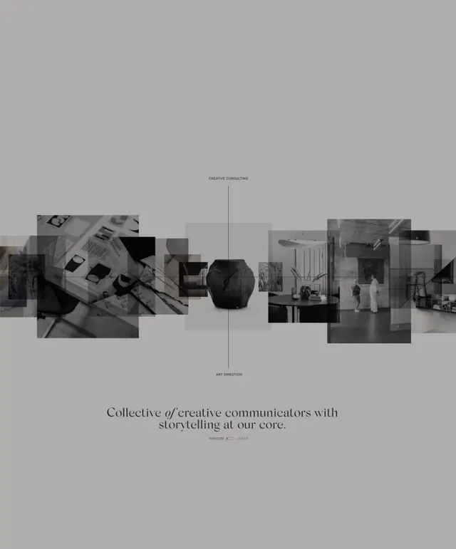 Editorial Layout with Image Collage