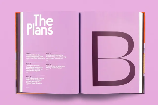The Plans Branding Spread