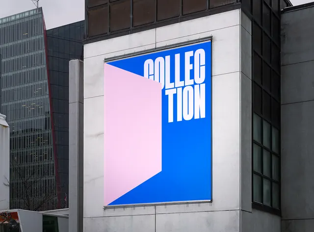COLLECTION Billboard, minimal, geometric, high-contrast