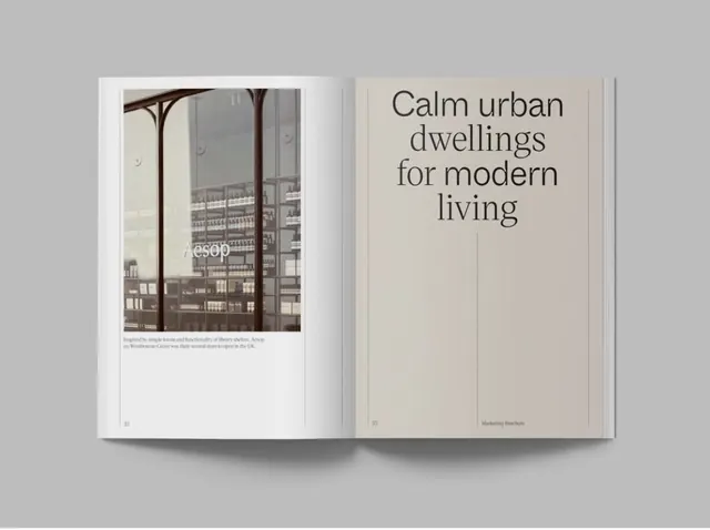 Minimal editorial type specimen, minimal, editorial, light