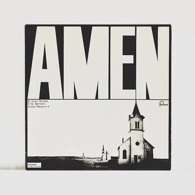 Amen Typography Poster