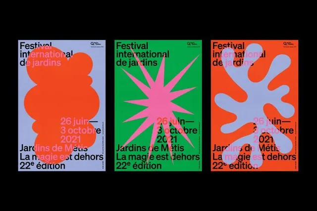 International Garden Festival, editorial, minimal, high-contrast