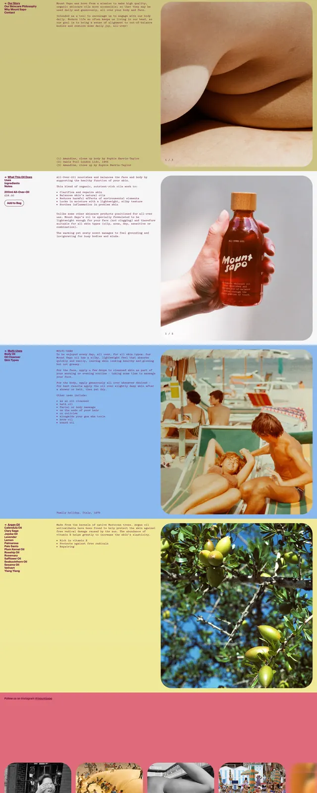Minimal organic editorial spread, minimal, organic, light