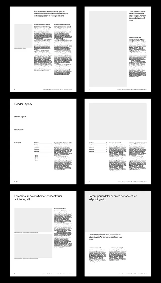 Minimal editorial editorial spread, minimal, editorial, light