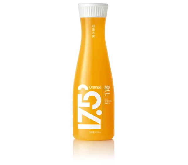 Orange Beverage Bottle Packaging