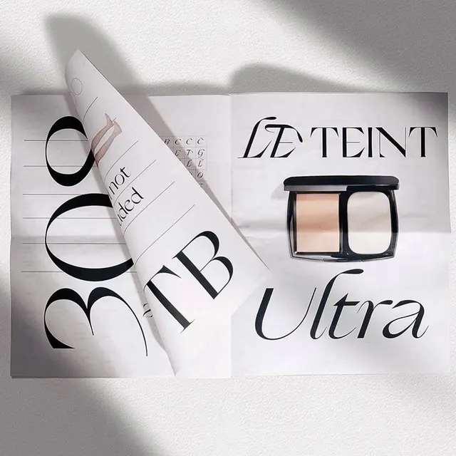 Chanel Le Teint editorial spread, editorial, photographic, light