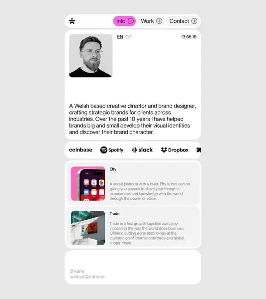 Minimal type specimen, minimal, light