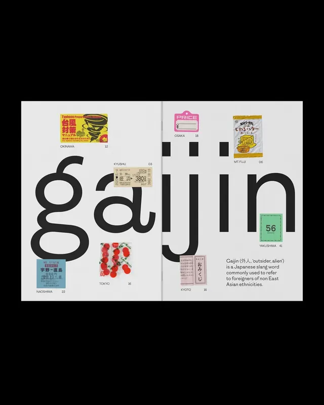 Minimal editorial type specimen, minimal, editorial, dark