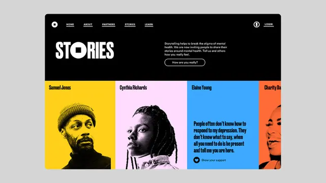 Minimal editorial type specimen, minimal, editorial, dark