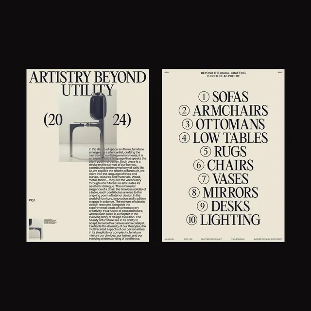 Minimal brutalist type specimen, minimal, brutalist, light