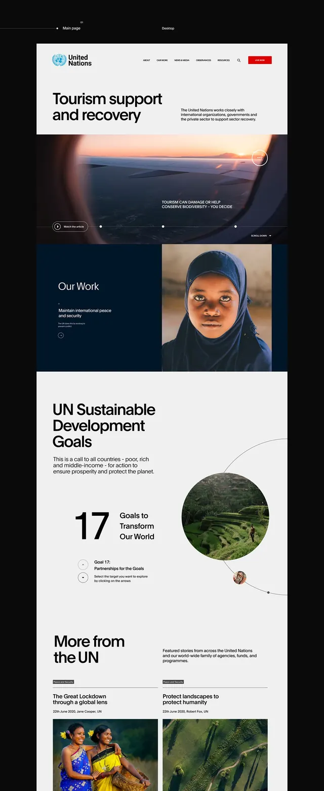 Minimal corporate-clean editorial spread, minimal, corporate-clean, light