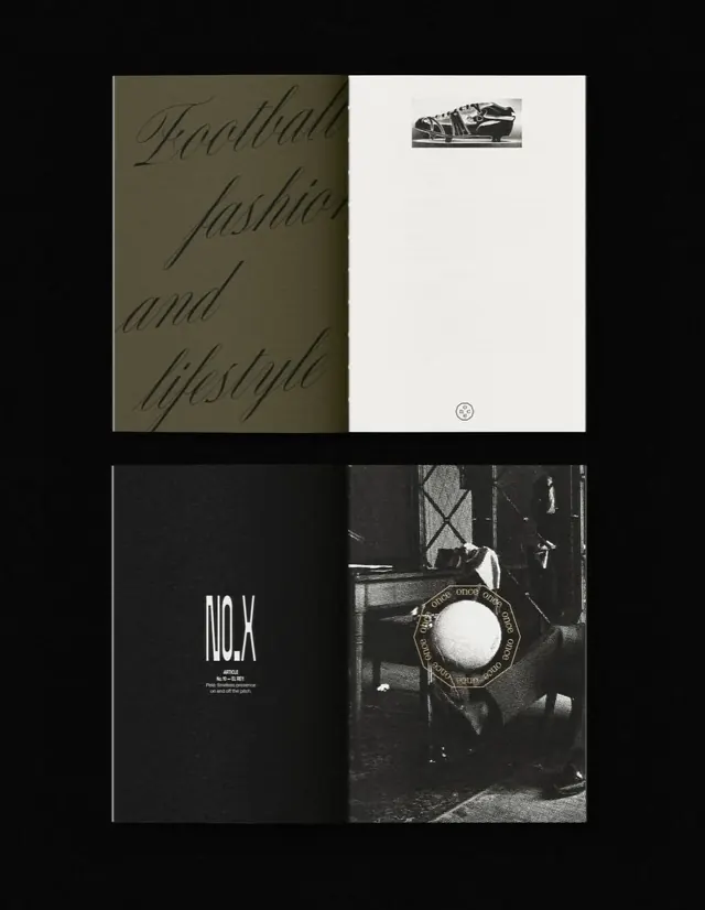 Editorial minimal type specimen, editorial, minimal, dark