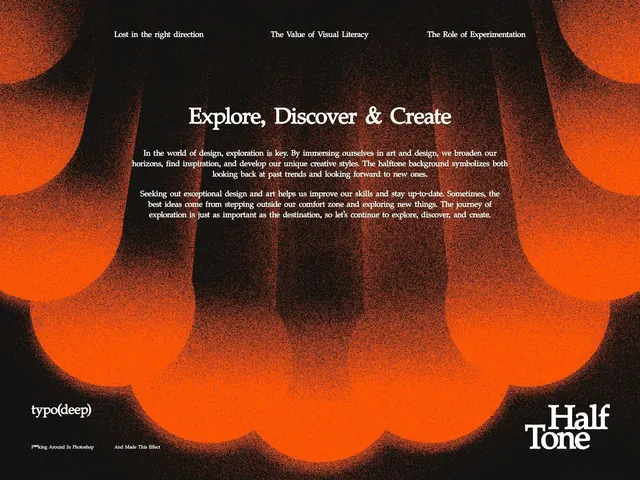 Abstract editorial editorial spread, abstract, editorial, dark