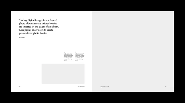 Minimal editorial type specimen, minimal, editorial, light