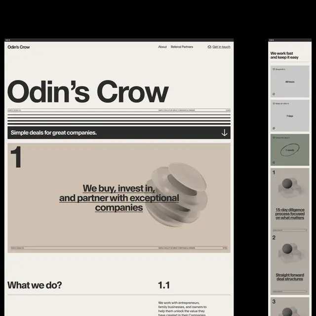 Minimal corporate-clean editorial spread, minimal, corporate-clean, light