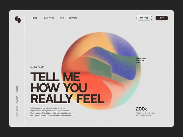 Minimal gradient-heavy type specimen, minimal, gradient-heavy, light
