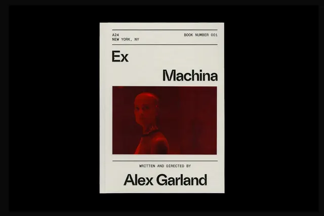 Ex Machina Movie Poster, minimal, boxed, dark