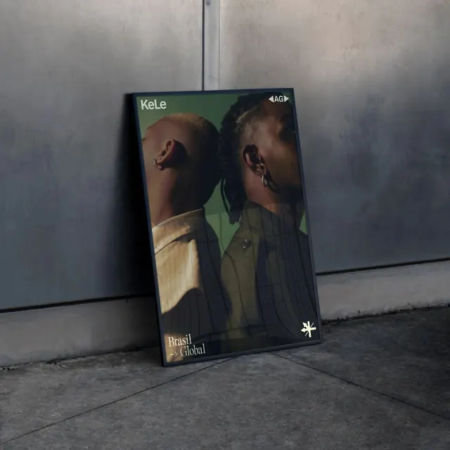 KeLe Brasil Global Poster Mockup, editorial, minimal, muted