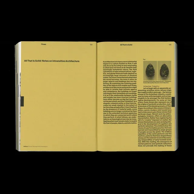Flows mustard editorial spread, editorial, minimal, warm
