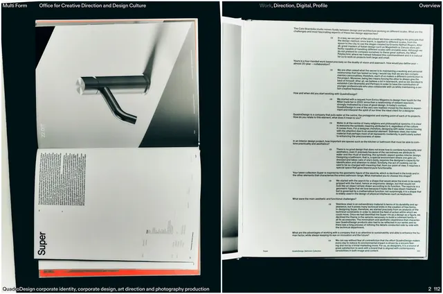 Minimalist Editorial Layout