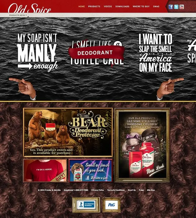 Old Spice Beer Advertisement
