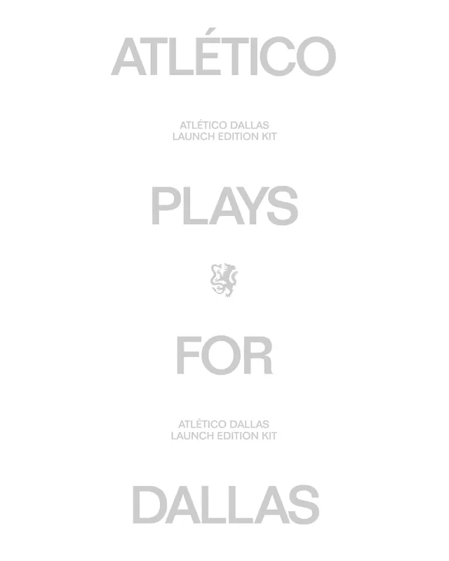 Atlético Dallas Launch Poster