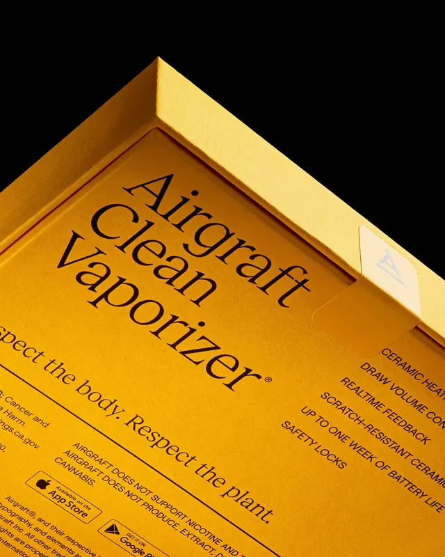 Aircraft Clean Vaporizer Packaging