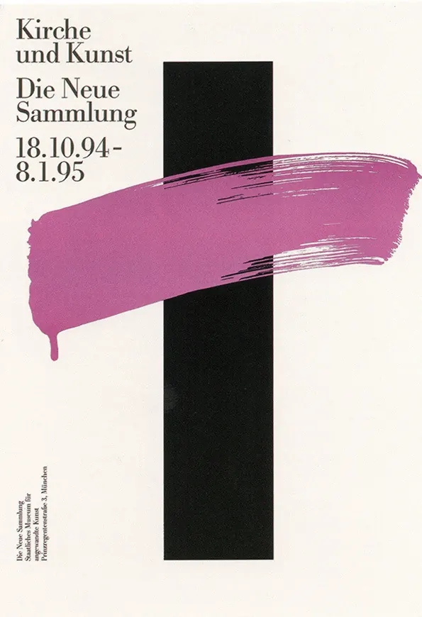 Kirche und Kunst The Neue Sammlung Poster