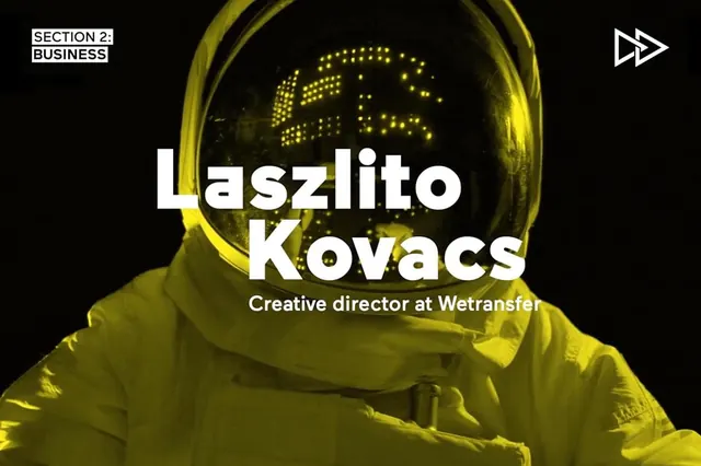 Laszito Kovacs Profile Card, minimal, monochrome, vibrant